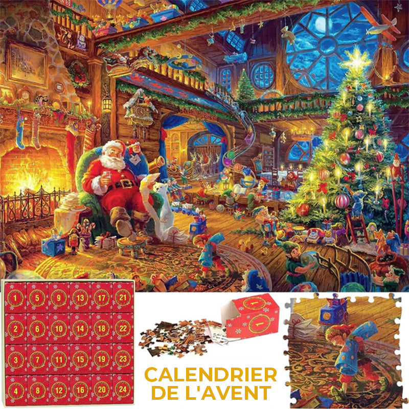 Calendrier de l'Avent 2023 Puzzles de Noël