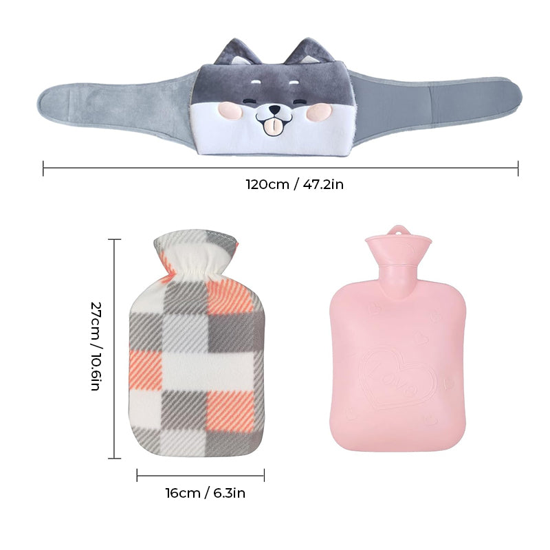 š„Ceinture bouillotte rechargeable en pelucheš„
