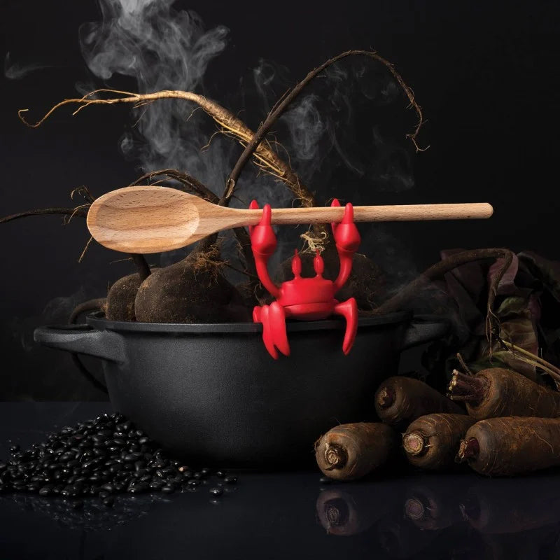 Repose-ustensiles en silicone du Crabe Rouge