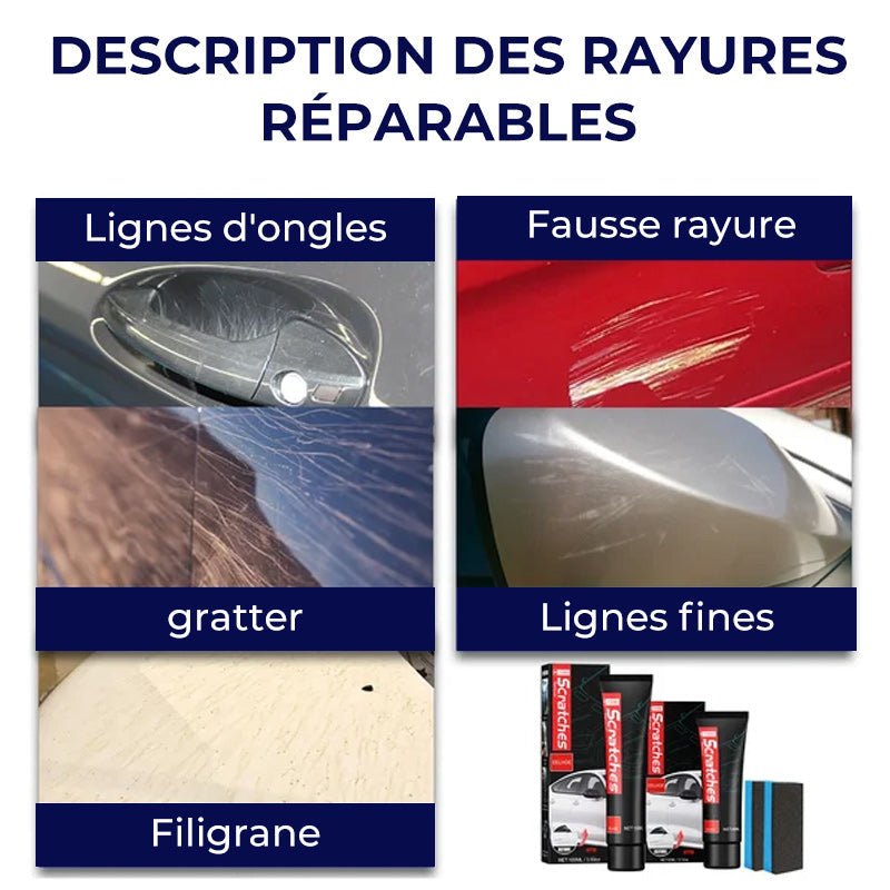 Kit d'élimination des rayures de voiture haut de gamme