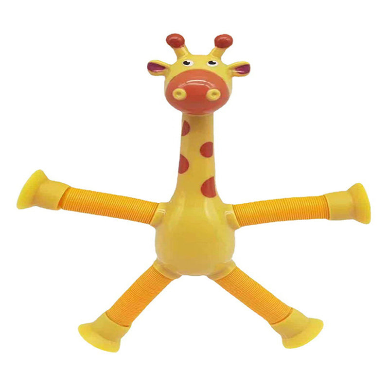 Jouet girafe à ventouse télescopique
