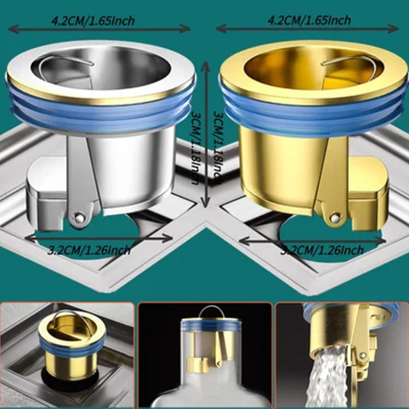 Drain de sol universel en laiton