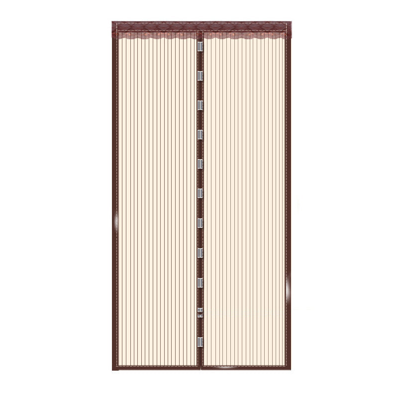 Porte moustiquaire magnétique avec velcro plein cadre